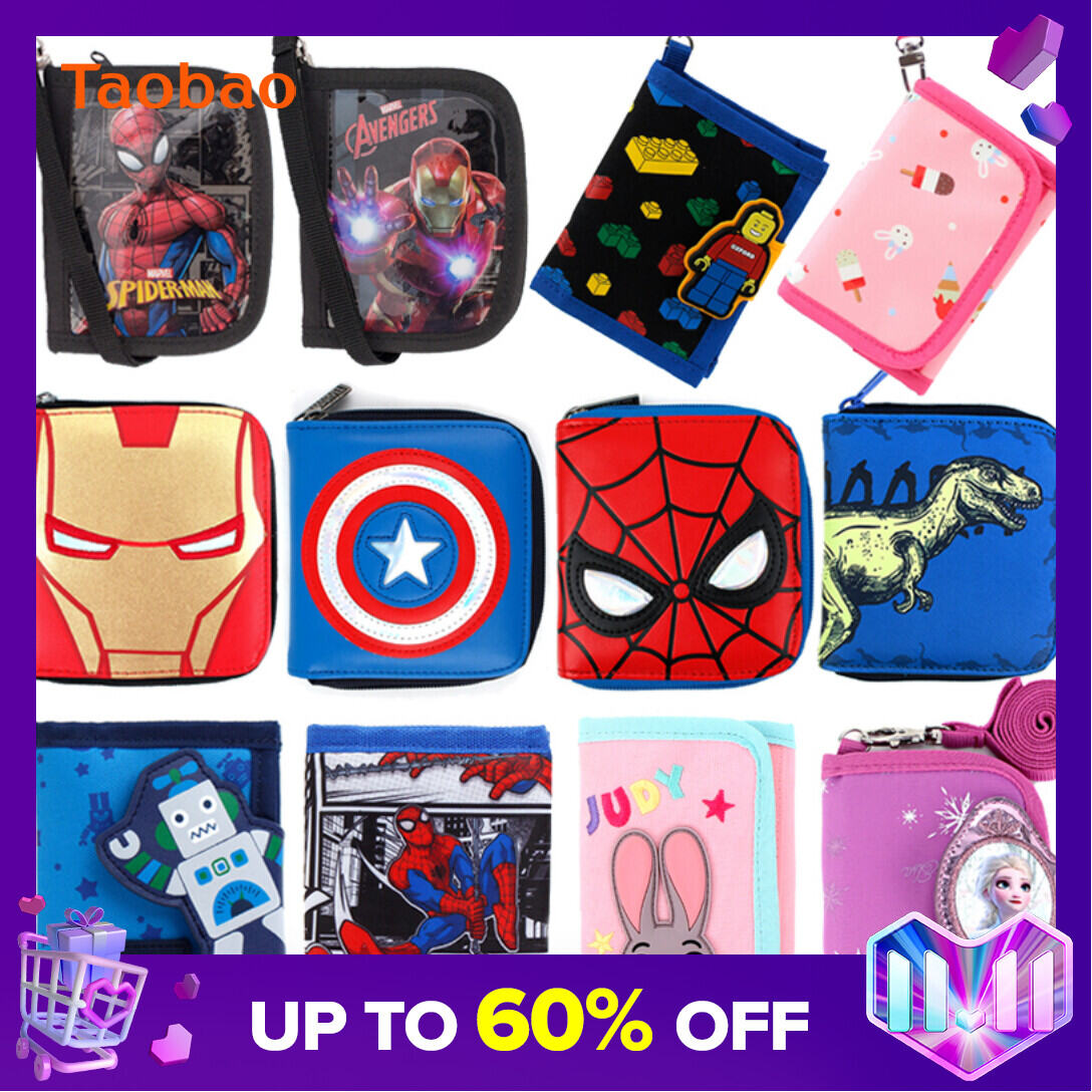 Children's Wallet Boys Primary School Students Middle School Students Two-Fold Three-Fold Card Holder Lightweight Cute Youth Girl Coin Purse