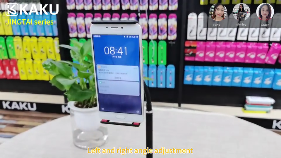 [SG] 360 Degree Live Mobile Stand (Adjustable) by KAKU - Great for streamers, Compatible with iPad/iPhone/Phone/Tablet