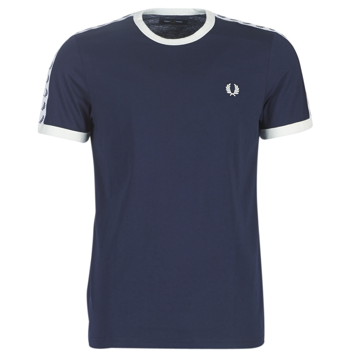 Fred Perry Clothing Fred Perry men Short-sleeved t-shirts - TAPED RINGER T-SHIRT - Blue