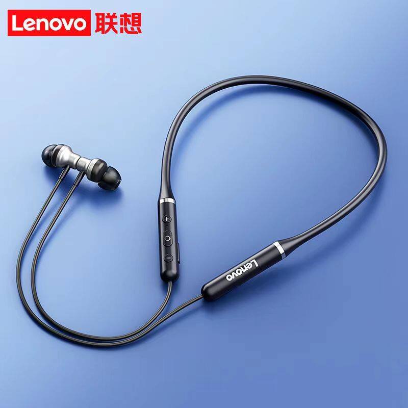 Lenovo XE05 Wireless Bluetooth 5.0 Earphone Stereo Noise Reduction Earbuds Waterproof Sports Headset Magnetic Neckband Headphone With Mic for IOS Android Universal