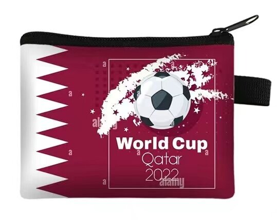 2022 Qatar World Cup Headphone Storage Bag New Fan Souvenirs Wireless earphones Wired earphones Storage bag Soccer World Cup Storage Bag