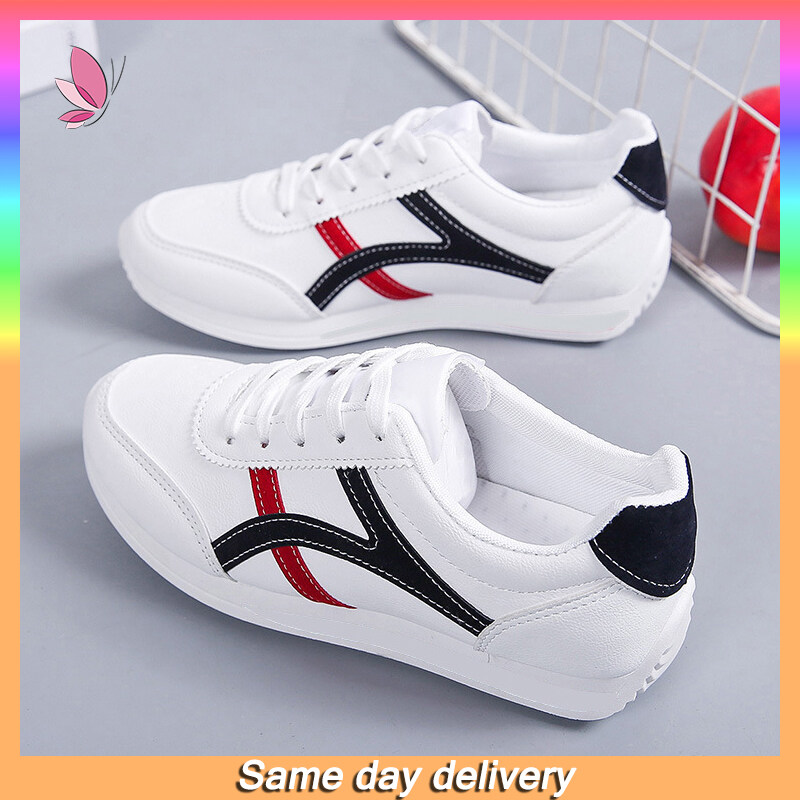 Ladies Fashion Casual Low-top Lightweight Round Toe Sneakers