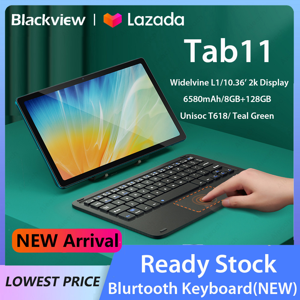 【Free Gifts】Blackview Tab 11 tablet Pad 8GB RAM 128GB ROM 10.36" 2K Display Octa core Android 11 6580mAh Battery In Stock support NETFLIX