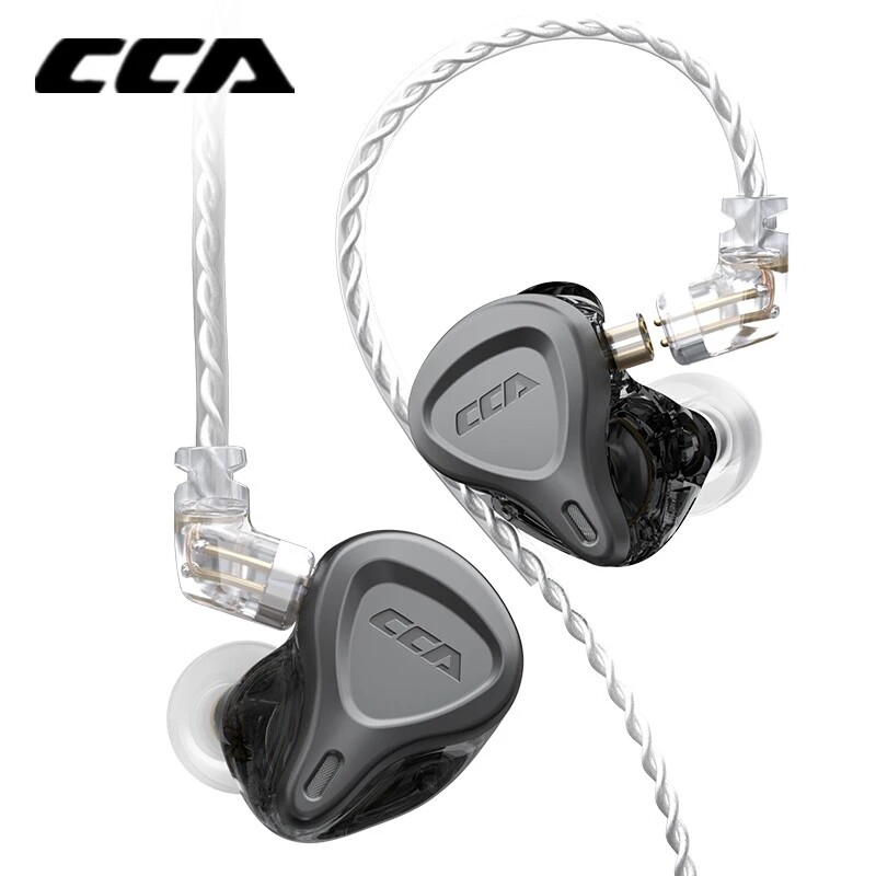 CCA CSN 1BA + 1DD Hybri In Ear Earbuds Monitor Headphonesd Noise Reduction Earphone HIFI Headset For KZ ZSN PRO ZSX ZS10 PRO ZAX