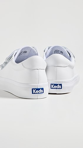 Jump Kick V Leather Sneakers